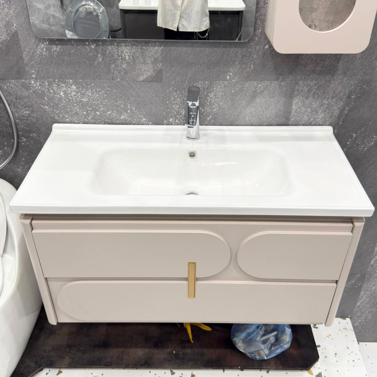 BỘ TỦ CHẬU LAVABO TOZU TZ-P10-100